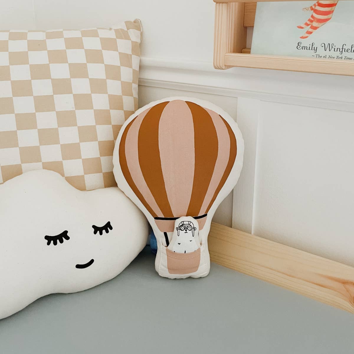 Hot Air Balloon Interactive Pillow - vibeboxshop