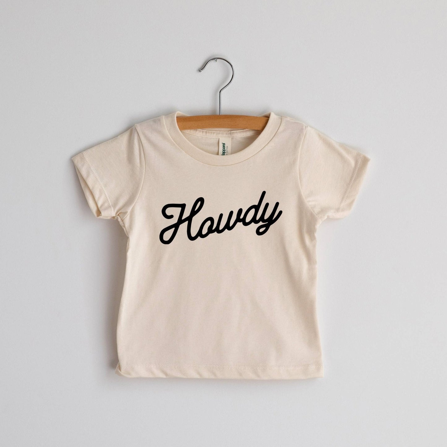Howdy Cream Kids Tee - vibeboxshop