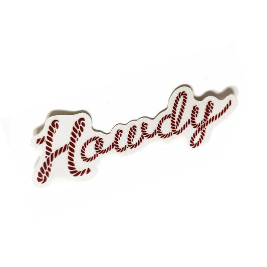 Howdy Sticker - vibeboxshop