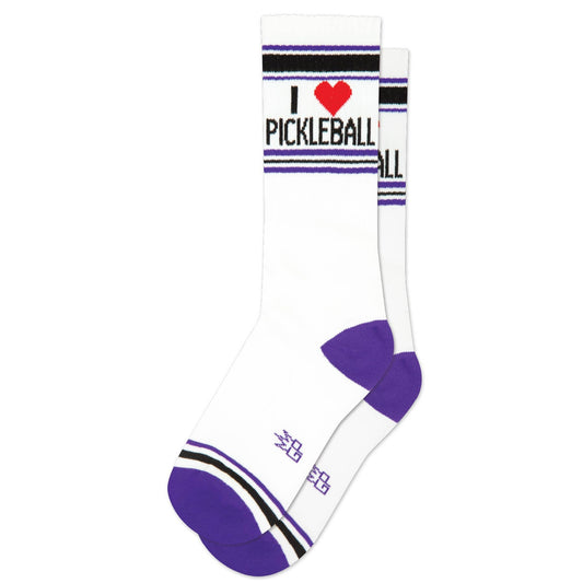 I ❤️ Pickleball Gym Crew Socks - vibeboxshop