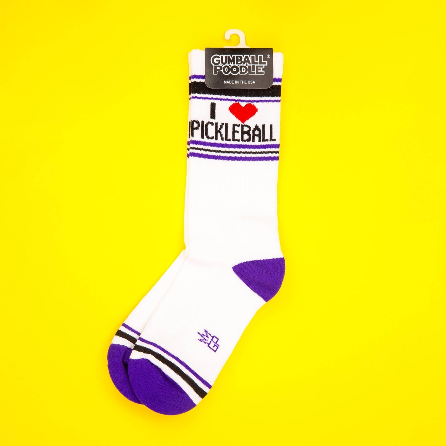 I ❤️ Pickleball Gym Crew Socks - vibeboxshop