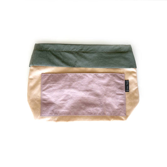Large Pouch - Nude/Moss - vibeboxshop