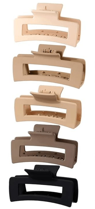 Large Rectangular Hair Clip - vibeboxshop