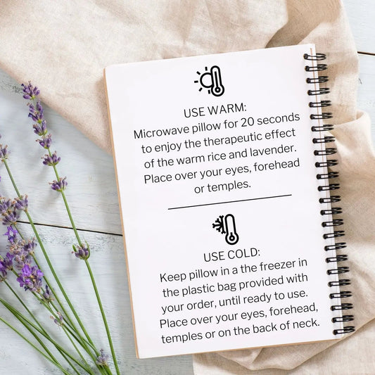 Lavender Eye Pillow - Watercolor Desert - vibeboxshop