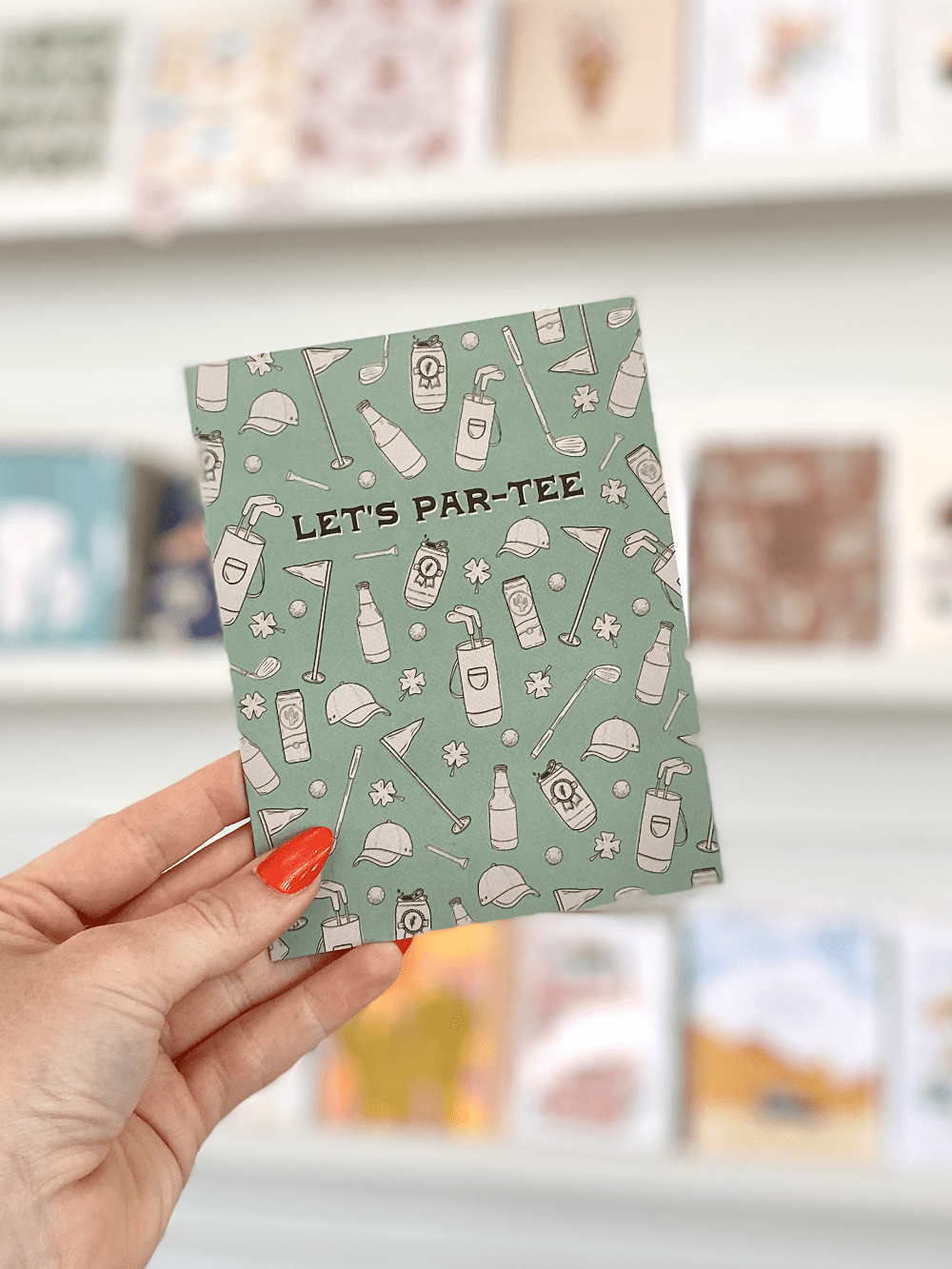 Let's Par - tee Greeting Card | Birthday Card - vibeboxshop