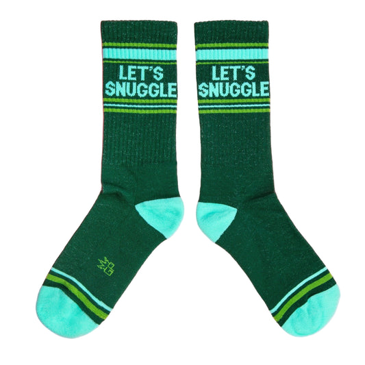 Let's Snuggle Gym Crew Socks - vibeboxshop