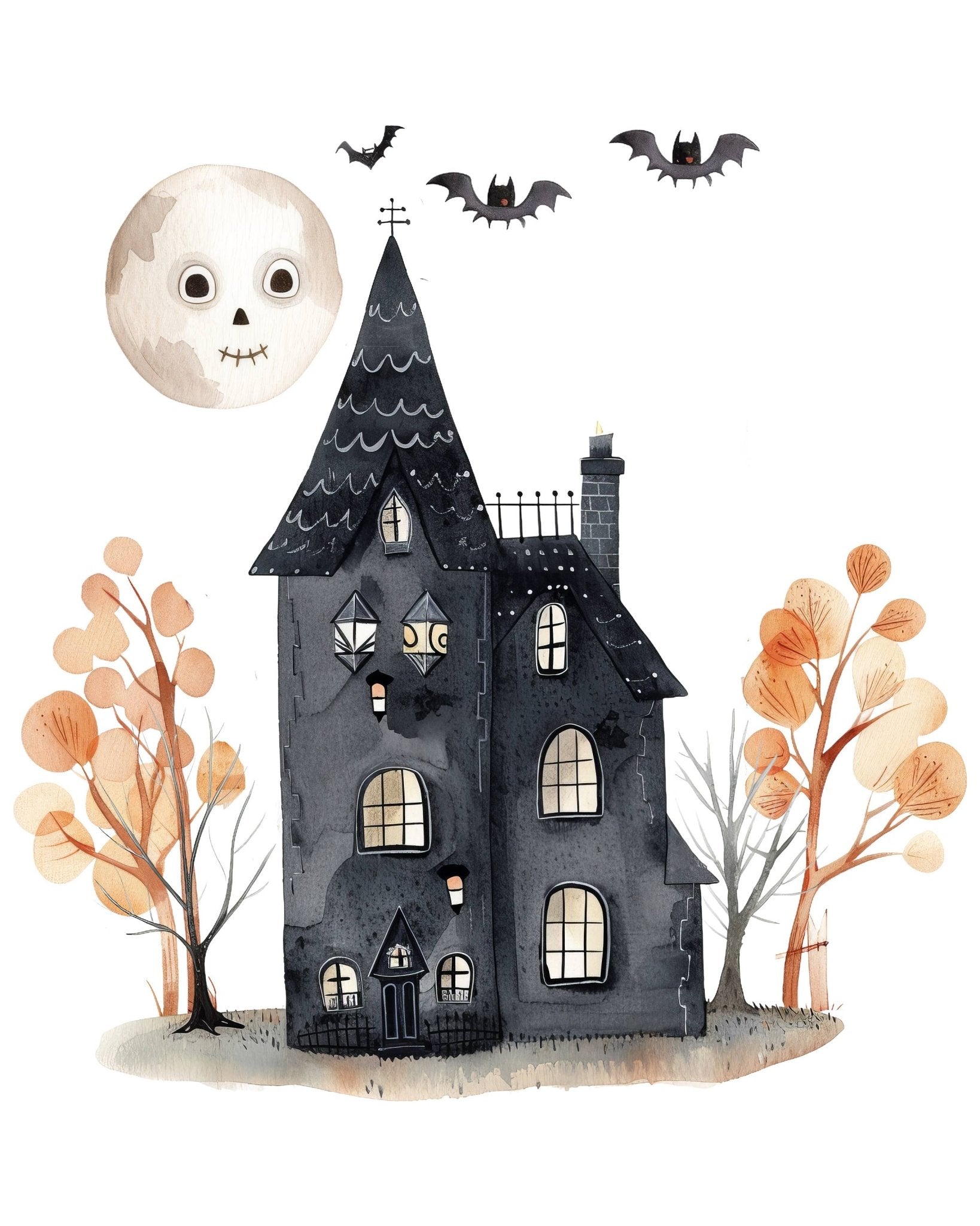 Limited Edition Watercolor Activity Kit – Haunted House - vibeboxshop
