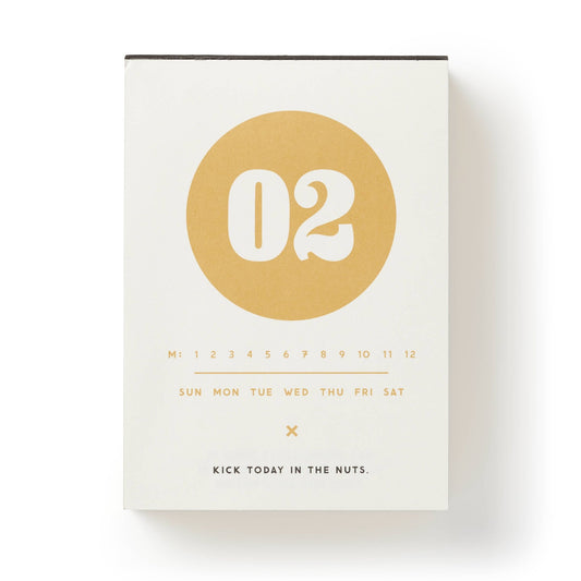 Make My Day Undated Desk Calendar - vibeboxshop