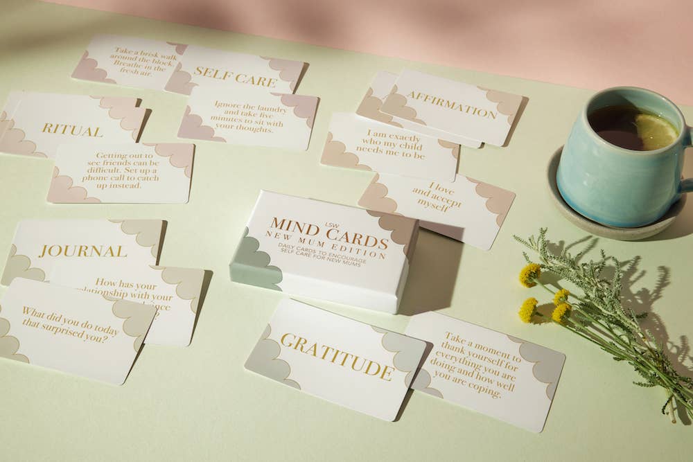 Mind Cards: New Mum Edition - Self Care - vibeboxshop