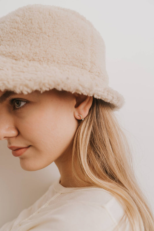 Moon Drop - Opal - Gold Earrings - vibeboxshop