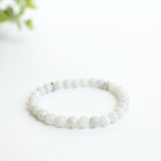 Moonstone Skinny Stacker Bracelet - vibeboxshop