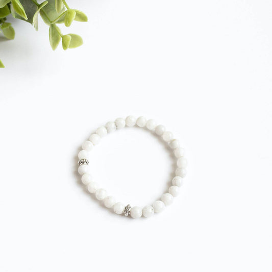Moonstone Skinny Stacker Bracelet - vibeboxshop