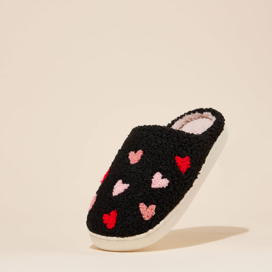 Multi Hearts Home Slippers - vibeboxshop