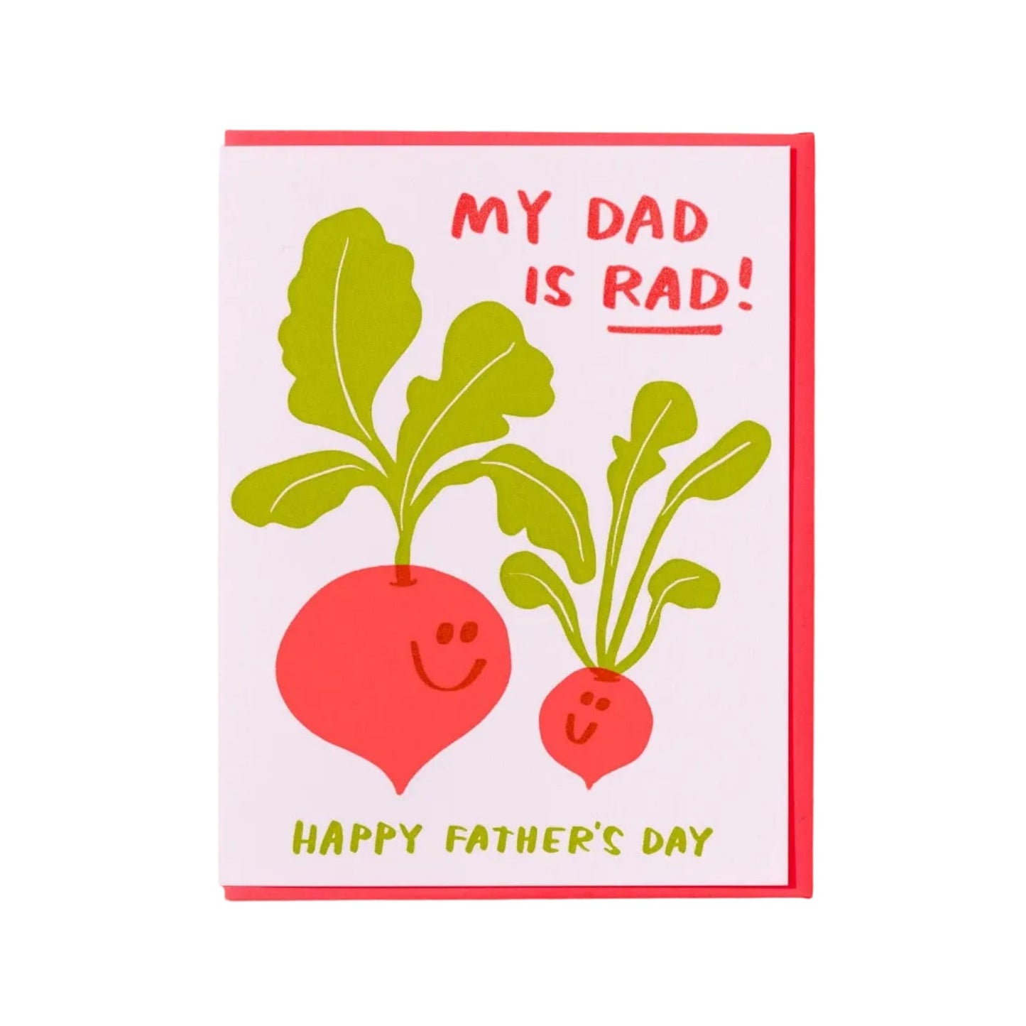My Dad is Rad Greeting Card - vibeboxshop