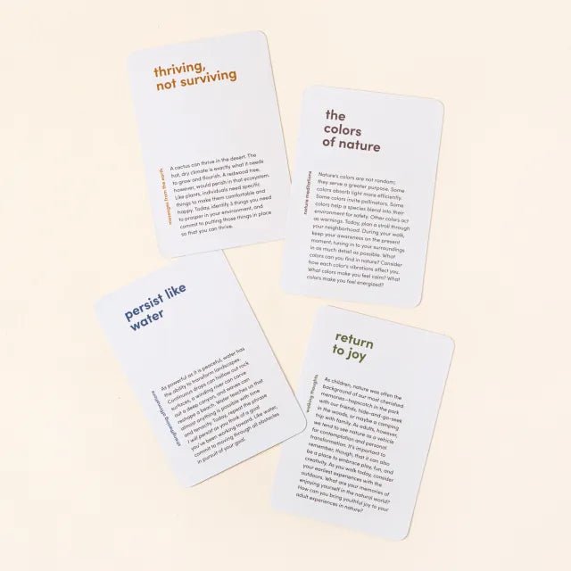 Nature Meditations Deck - vibeboxshop