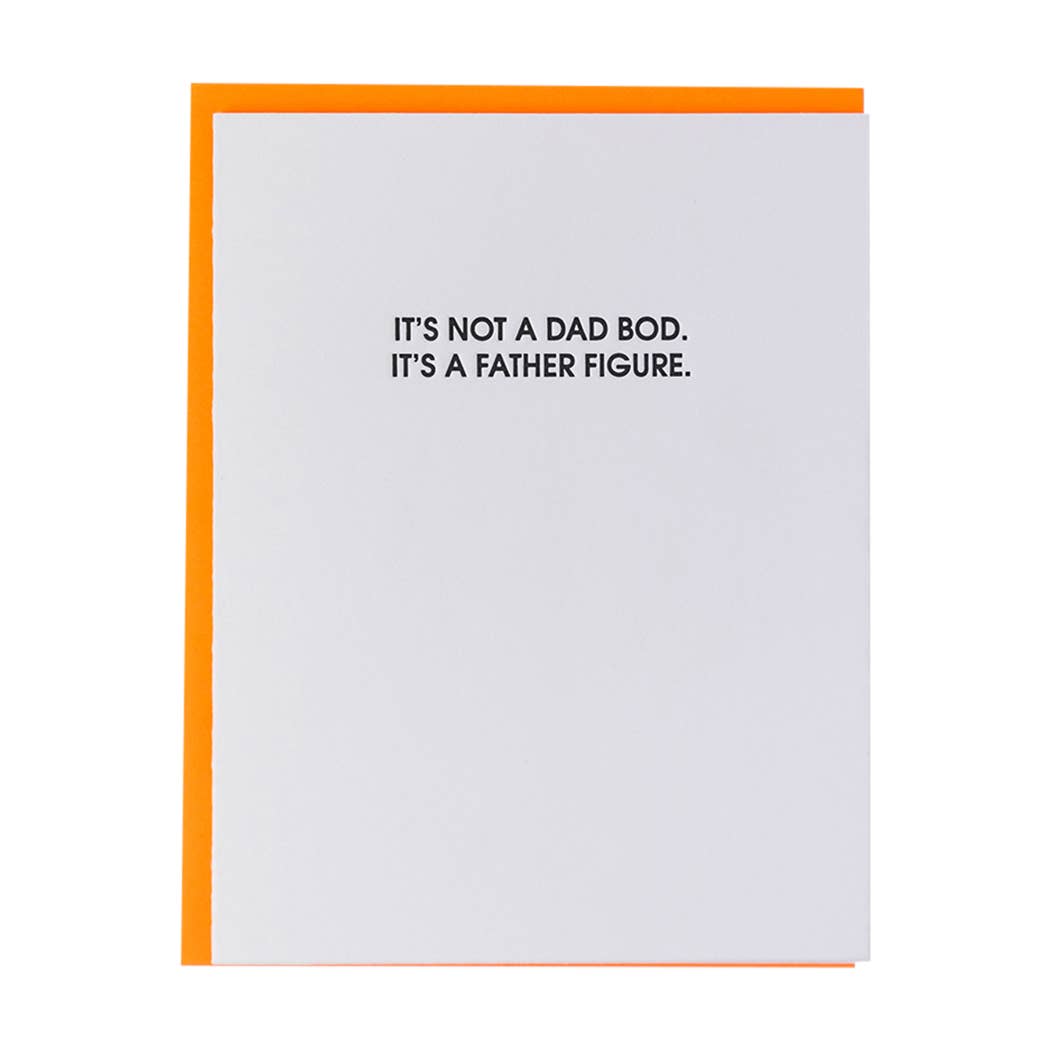 Not A Dad Bod It's A Father Figure Greeting Card - vibeboxshop