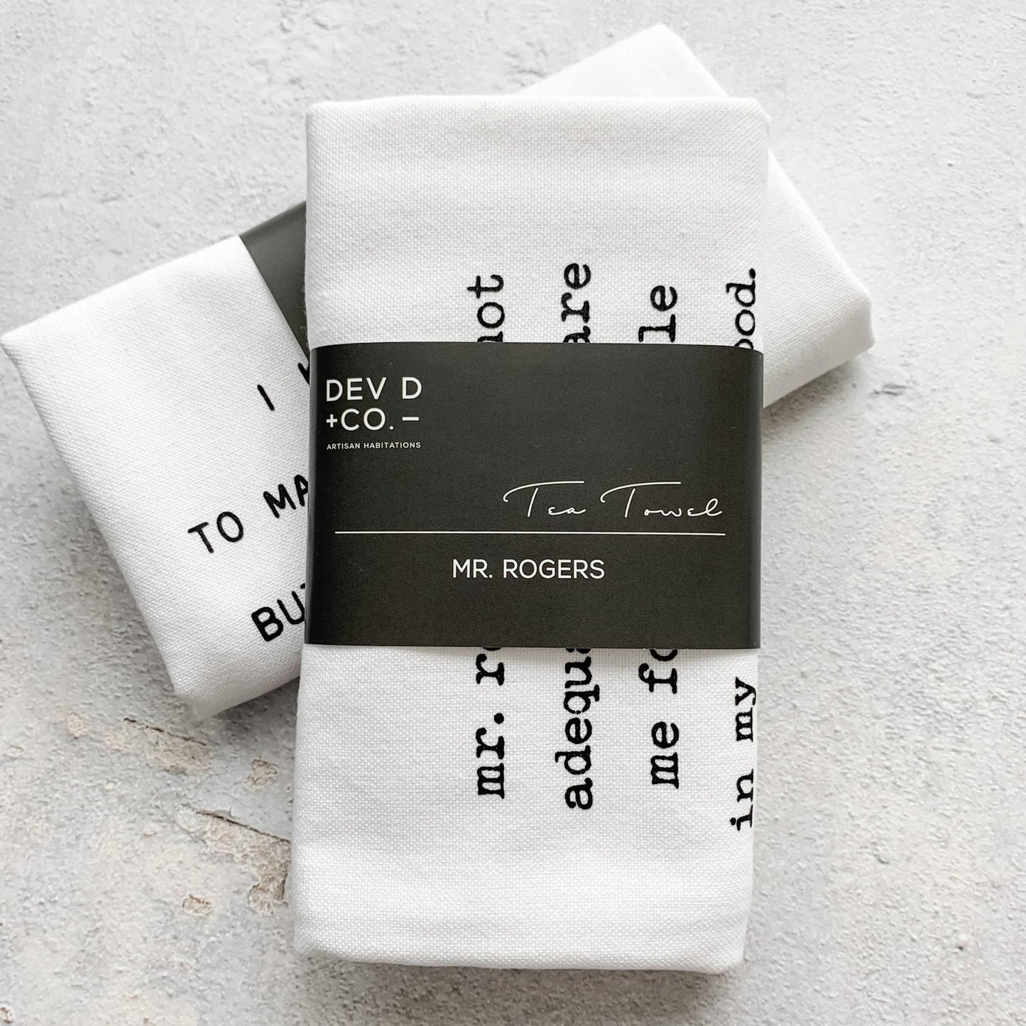 Not One To Be Wasteful - Tea Towel - vibeboxshop