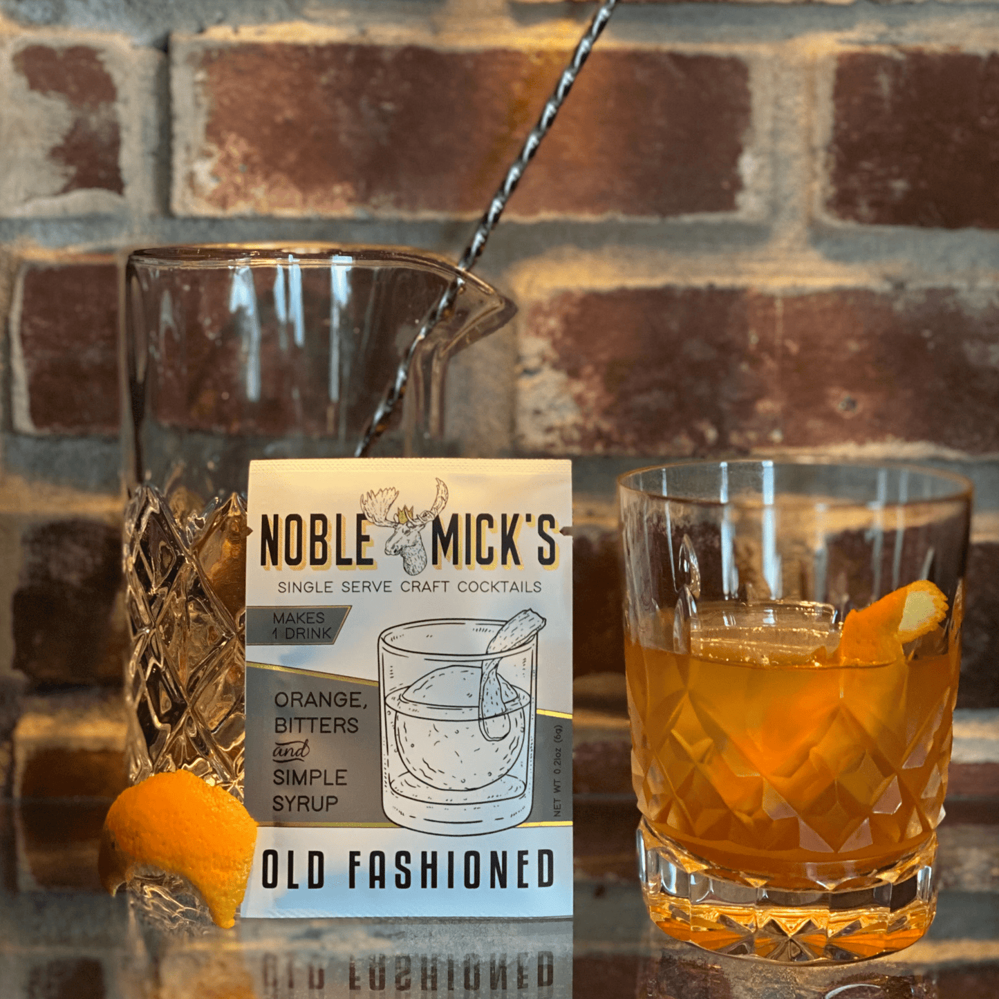 Old Fashioned Single Serve Craft Cocktail - vibeboxshop