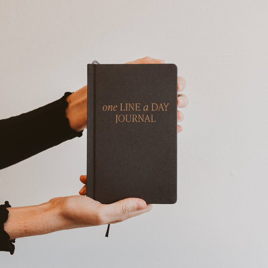 One Line A Day Fabric Journal - vibeboxshop