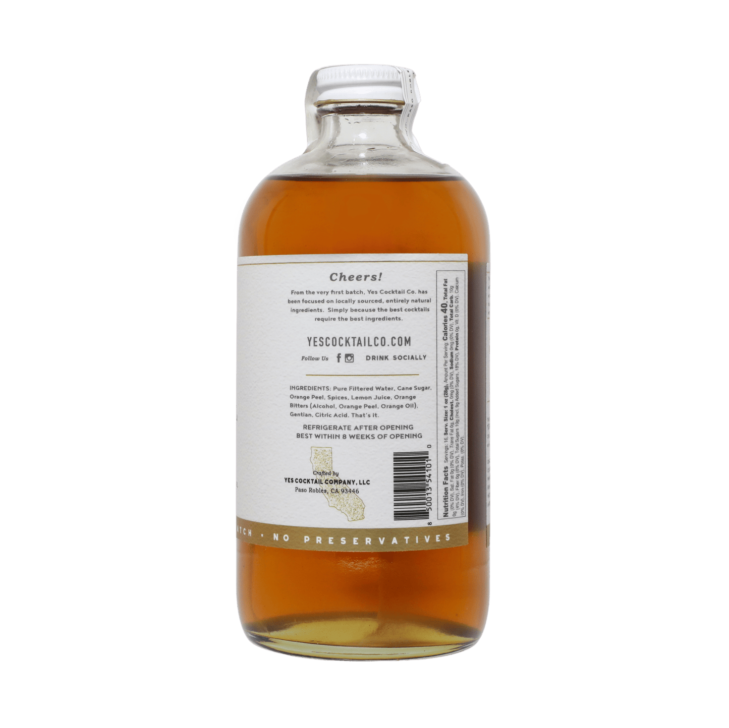 Orange Peel and Bitters Cocktail Mixer - vibeboxshop
