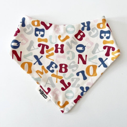 Organic Bandana Bib | Reading| Handmade in the US - vibeboxshop