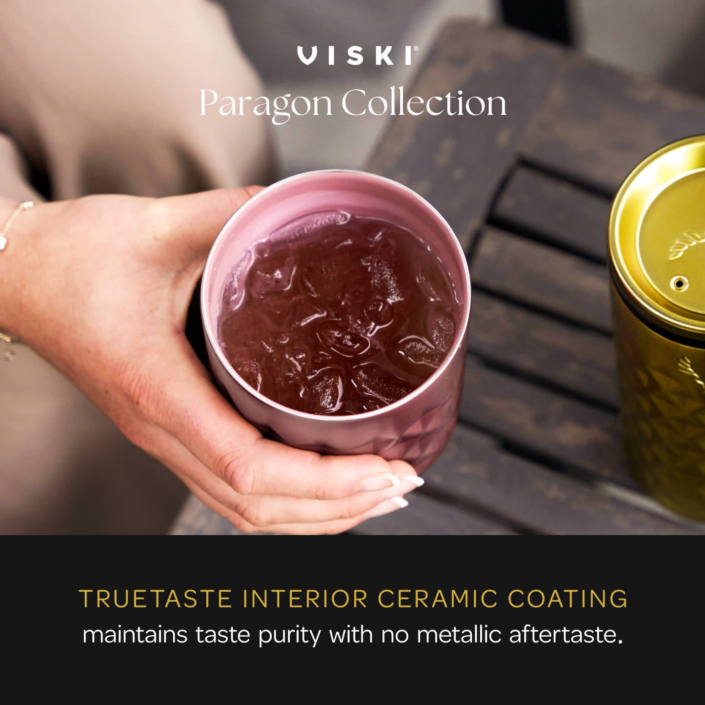 Paragon Stainless Steel Rocks Tumbler - vibeboxshop