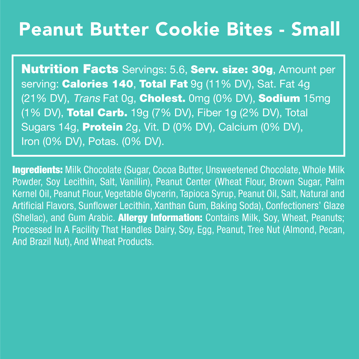 Peanut Butter Cookie Bites - vibeboxshop