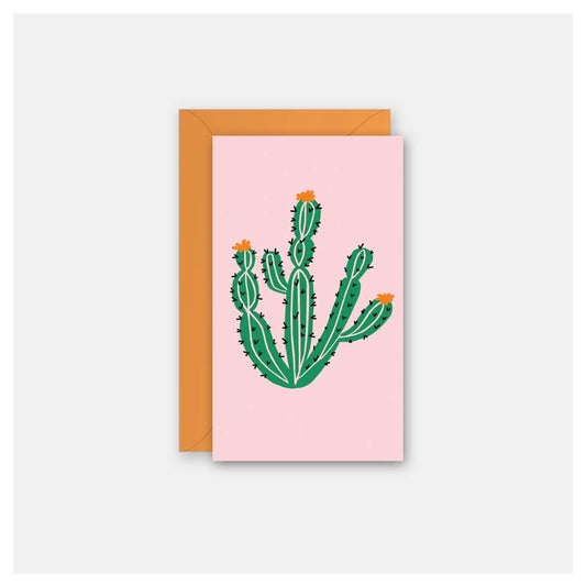 Prickly Cactus - Gift Card Greeting Card - vibeboxshop