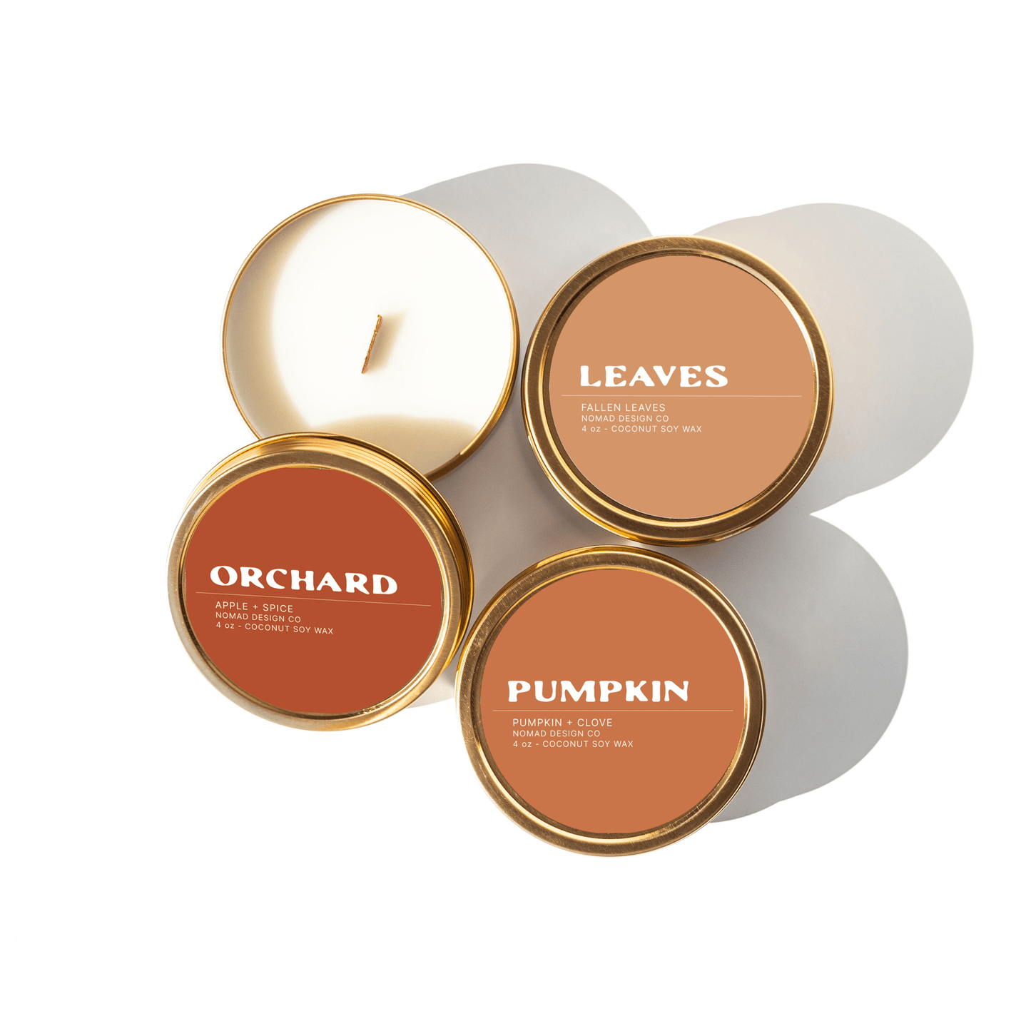 Pumpkin Travel Tin Candle - vibeboxshop