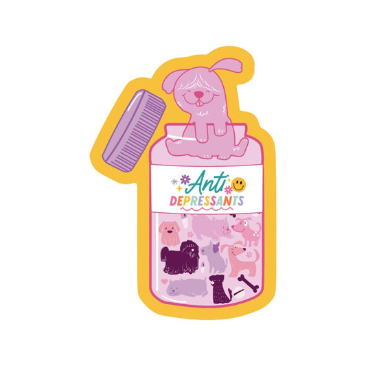 Puppy Medicine Vinyl Sticker - vibeboxshop