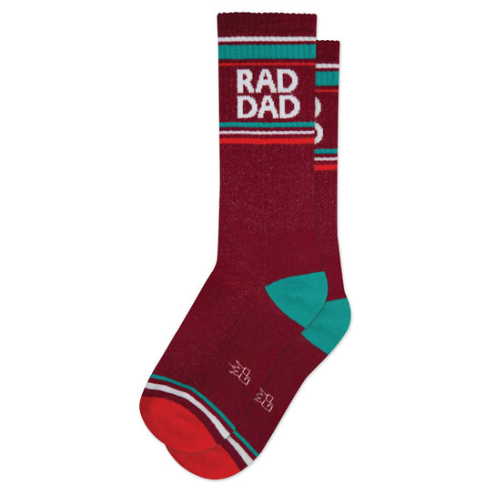 Rad Dad Gym Crew Socks - vibeboxshop