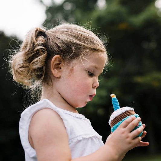 Rattle - First Birthday Cupcake - vibeboxshop