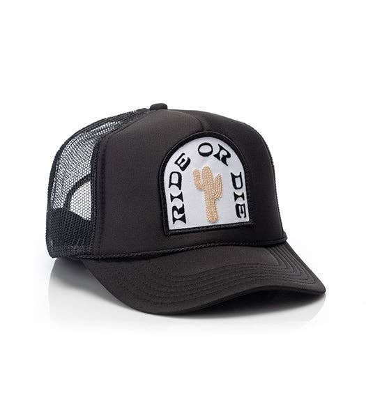 Ride or Die Patch Trucker Hat - vibeboxshop