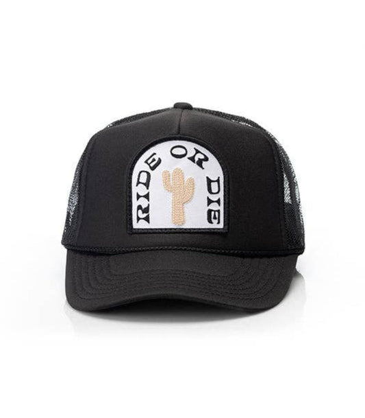 Ride or Die Patch Trucker Hat - vibeboxshop