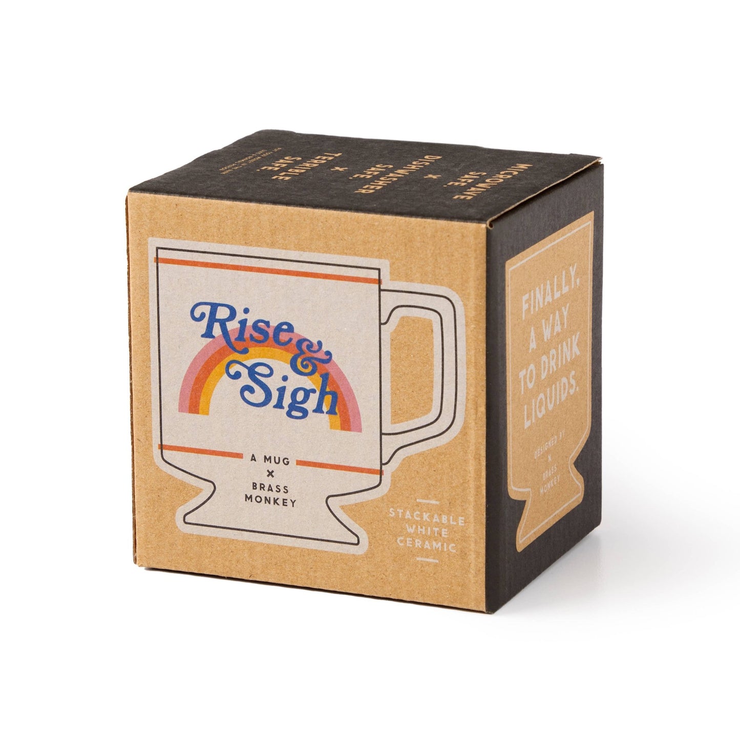 Rise & Sigh Pedestal Mug - vibeboxshop