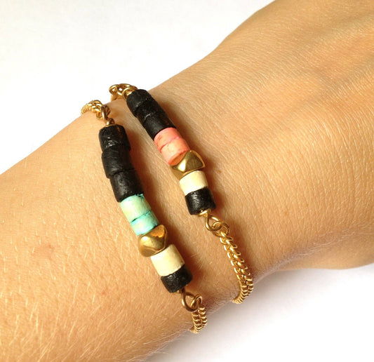 Salmon Inca Bracelet - vibeboxshop