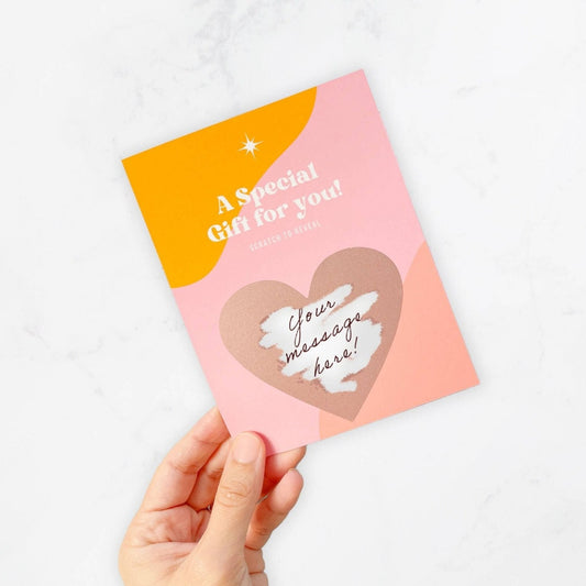 Scratch to Reveal Greeting Card - vibeboxshop