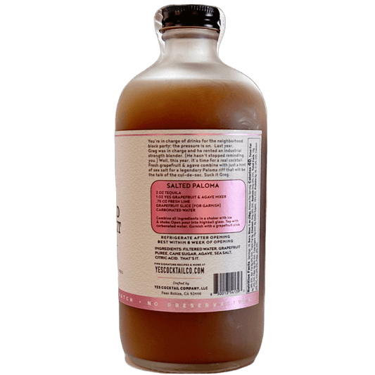 Sea Salted Grapefruit & Agave Cocktail Mixer - vibeboxshop