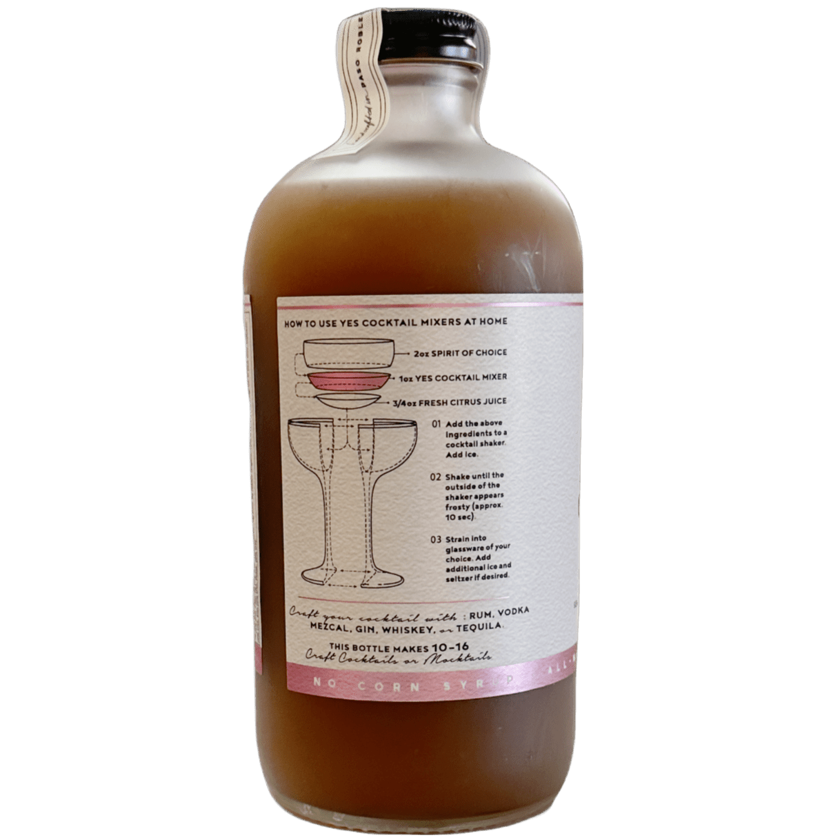 Sea Salted Grapefruit & Agave Cocktail Mixer - vibeboxshop