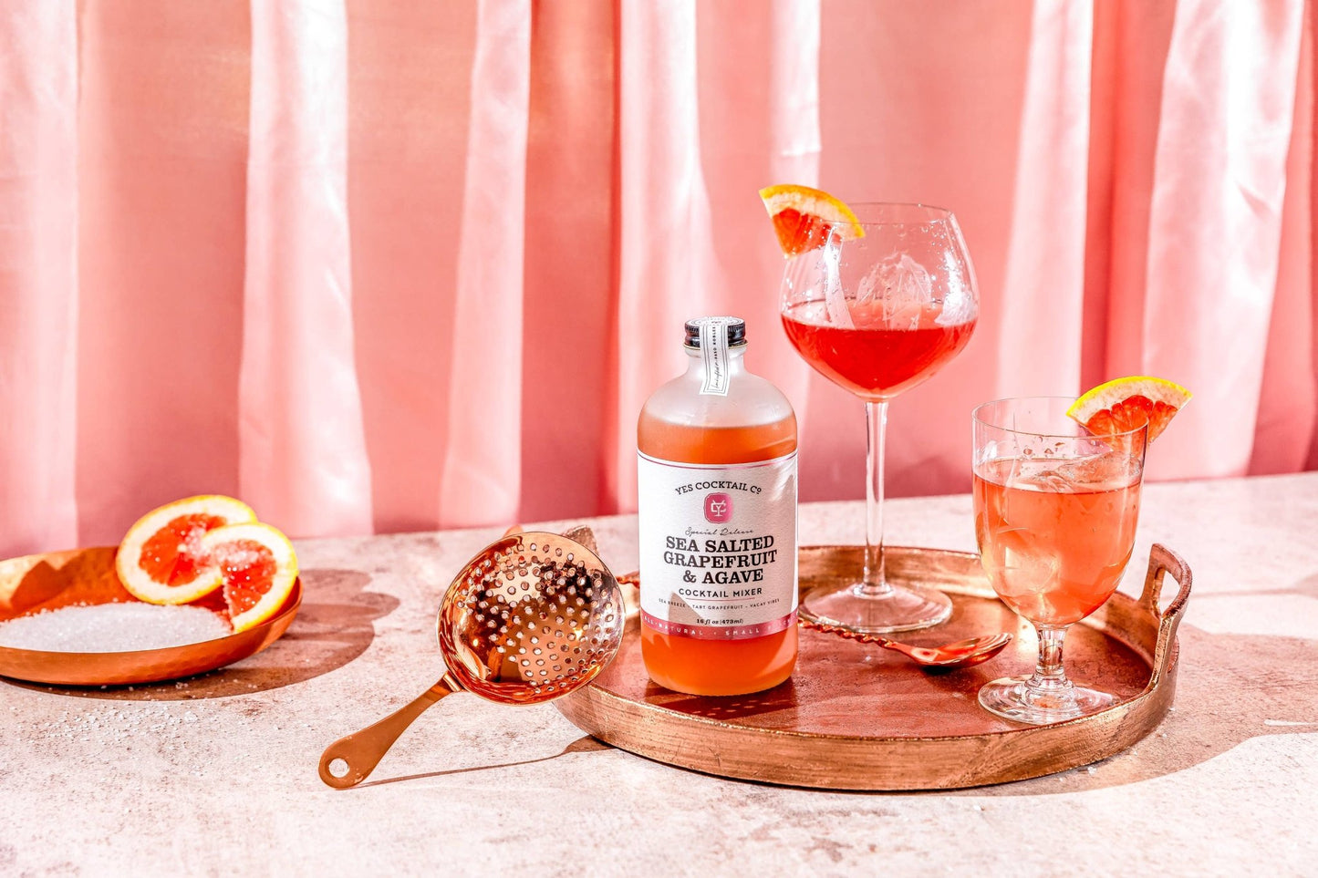 Sea Salted Grapefruit & Agave Cocktail Mixer - vibeboxshop