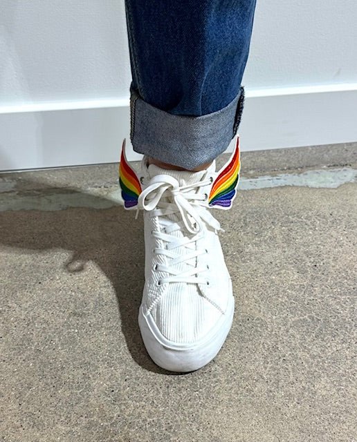 Shoe Wings - Rainbow Kids Accessory - vibeboxshop