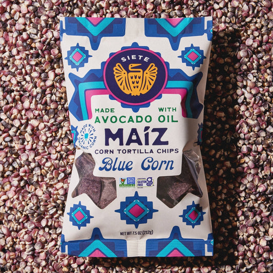 Siete Maiz Blue Corn Chips - vibeboxshop
