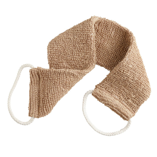 Sisal Linen Back Exfoliating Strap - vibeboxshop