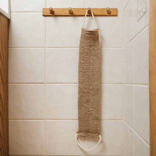 Sisal Linen Back Exfoliating Strap - vibeboxshop