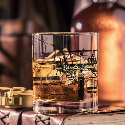 Ski Lift Whiskey Glass - vibeboxshop