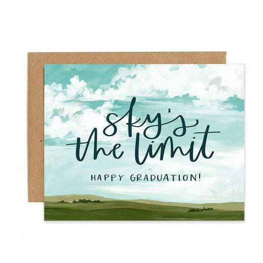 Sky's the Limit Graduation Card - vibeboxshop