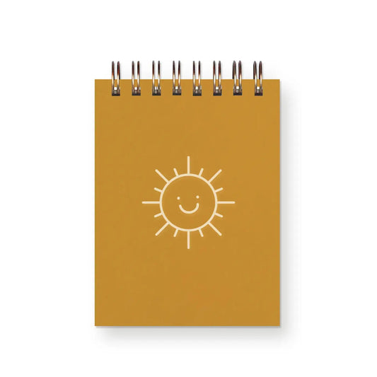 Smiling Sunshine Mini Jotter Notebook - vibeboxshop
