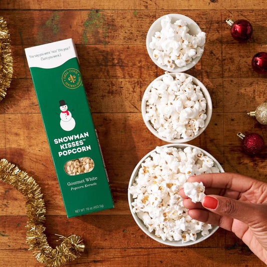 Snowman Kisses Popcorn - vibeboxshop