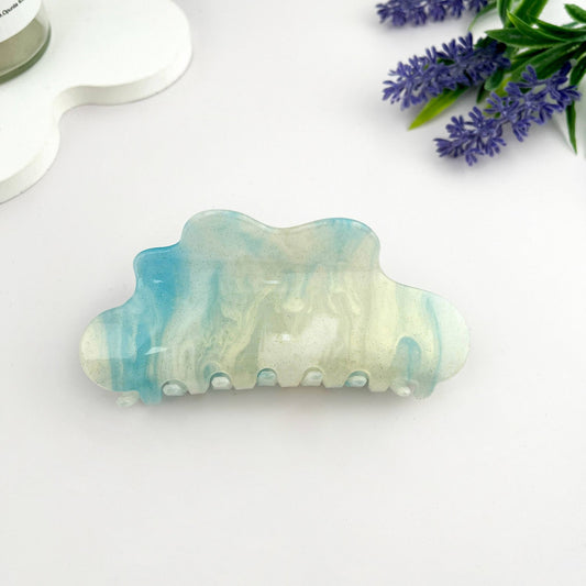 Sparkling Sky Cloud Claw Clip - vibeboxshop