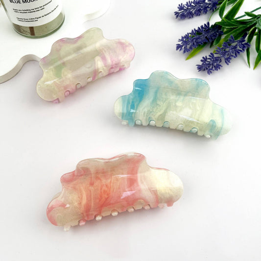 Sparkling Sky Cloud Claw Clip - vibeboxshop